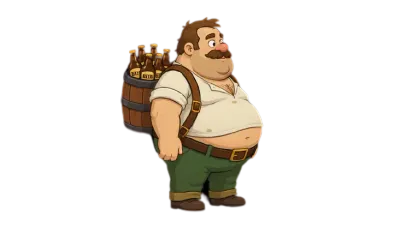 The Brewer Inklet, a generated sketchbook-style character