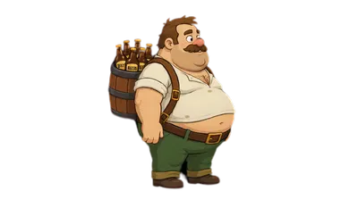 The Brewer Inklet, a generated sketchbook-style character