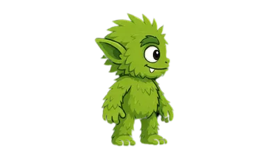 The Forest Inklet, a generated sketchbook-style character